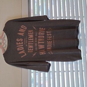Arizona Jean Co. Woman's Gray Indie Fest T-shirt, Size: L, NWT